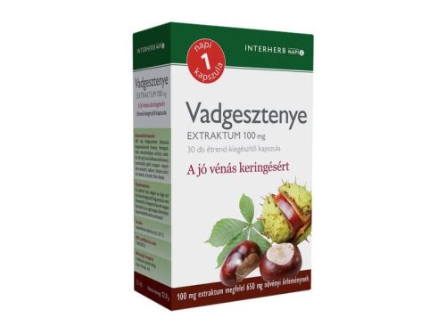 Interherb Vadgesztenye Extraktum 100 mg kapszula 30 db