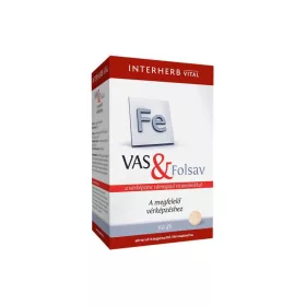 Interherb Vas + Folsav tabletta 60 db
