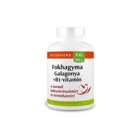 Interherb Fokhagyma Galagonya + B1 tabletta 90 db