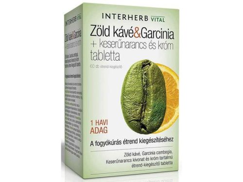 Interherb Zöld kávé & Garcinia tabletta 60 db