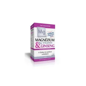   Interherb Magnézium 250mg & B6-vitamin & Ginseng tabletta 30 db