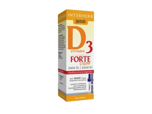 Interherb D3 Vitamin Forte csepp 20 ml