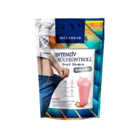   Interherb Intenzív Súlykontroll Diet Shake kollagénnel 528 g - eper
