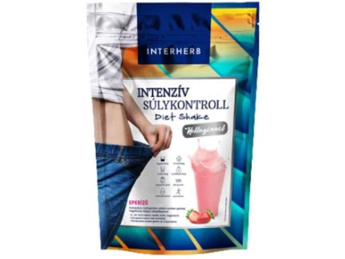 Interherb Intenzív Súlykontroll Diet Shake kollagénnel 528 g - eper