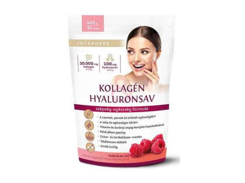 Interherb Kollagén Hyaluronsav Szépségformula italpor 403 g - vadmálna