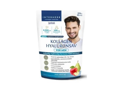 Interherb Kollagén Hyaluronsav italpor férfiaknak 396 g - alma-körte