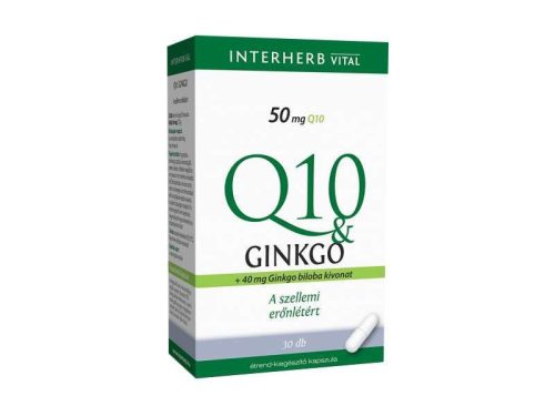Interherb Q10 & Ginkgo kapszula 30 db