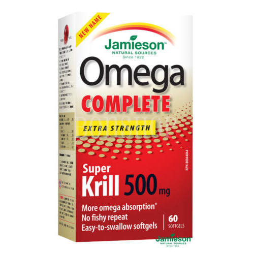 Jamieson Omega Complete Krill Oil 500mg étrend-kiegészítő kapszula - 60 db