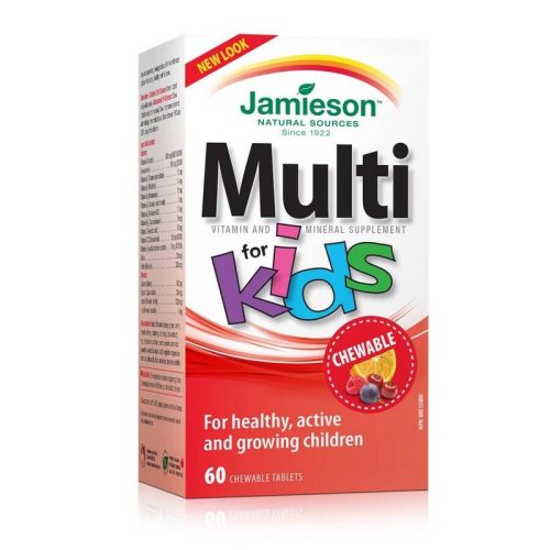 Jamieson Multi Kids multivitamin rágótabletta gyerekeknek - 60 db