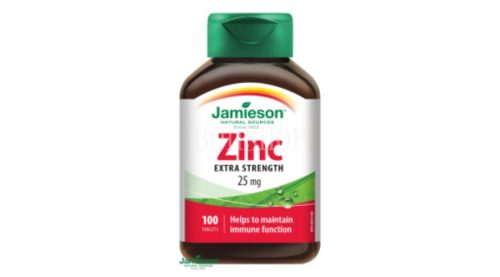 Jamieson Cink 25 mg Tabletta 100 db 