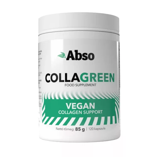 Abso CollaGreen vegán kapszula C-vitaminnal és hialuronsavval 120 db