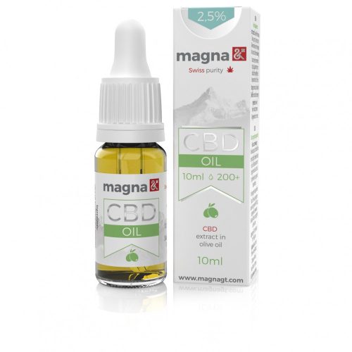 Magna G&T 2,5 % CBD Olaj (olive) 10 ml