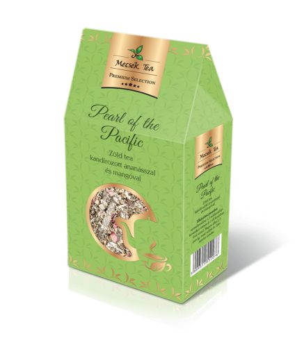Mecsek Pearl of the Pacific - zöld tea kandírozott ananásszal és mangóval szálas 80g