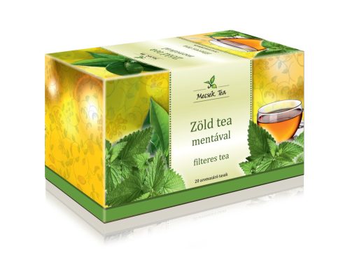 Mecsek Zöld tea mentával filteres 20x2g