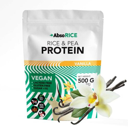 AbsoRICE protein Vanília vegán fehérjepor 500g