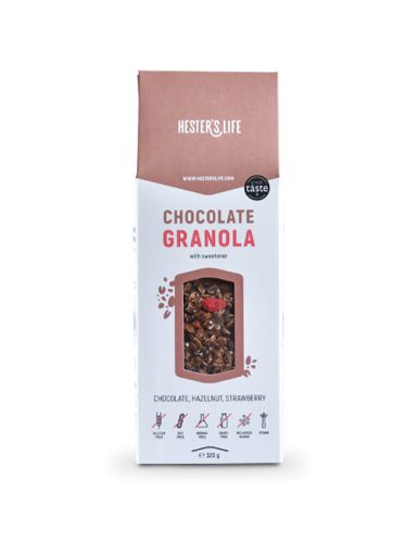 Hester's Life Chocolate Granola csokoládé 320 g