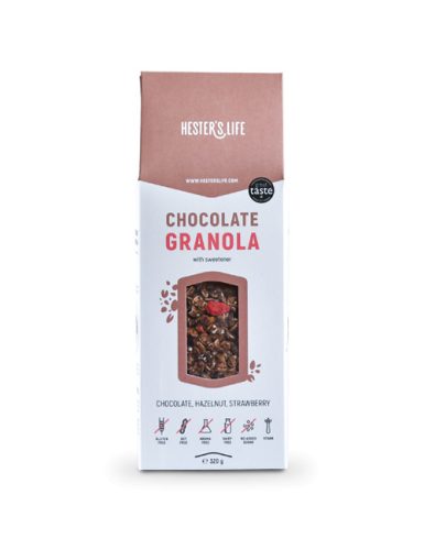 Hester's Life Chocolate Granola csokoládé 320 g