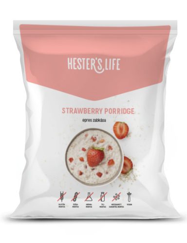 Hester's Life Strawberry Porridge epres zabkása 50 g