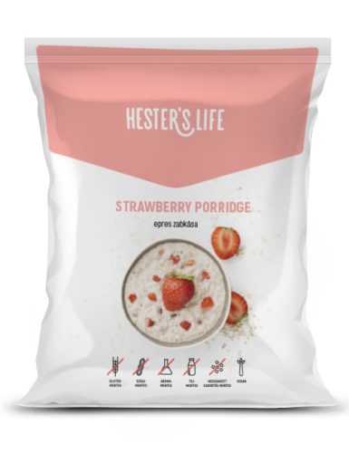 Hester's Life Strawberry Porridge epres zabkása 50 g