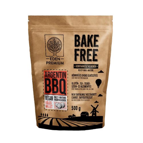 Eden Premium Bake-Free Argentin BBQ fasírtkeverék - Köleses 500g