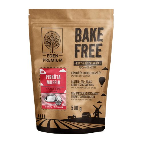 Eden Premium Bake-Free Piskóta-muffin lisztkeverék 500g