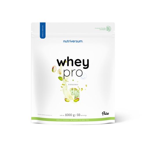 Nutriversum PURE Whey Pro tejsavó fehérje, pisztácia 1000 g