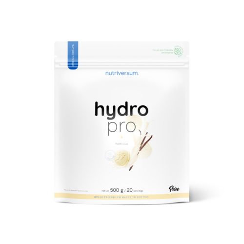Nutriversum Hydro Pro fehérje - Pure - 500 g - vanília