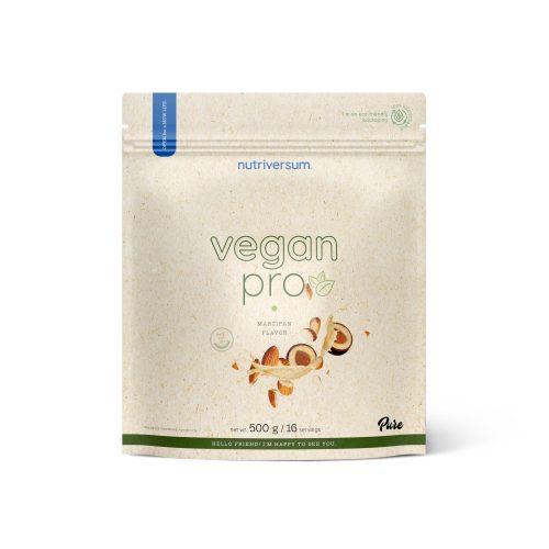 Nutriversum Vegan Pro növényi fehérje, marcipán 500 g