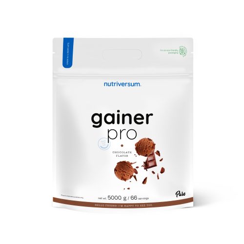 Nutriversum Gainer Pro tömegnövelő - Pure - 5000 g - csokoládé