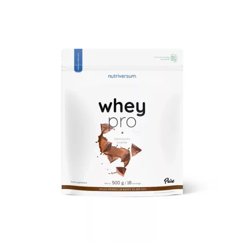 Nutriversum Whey Pro fehérjepor pure 500 g - csokoládé