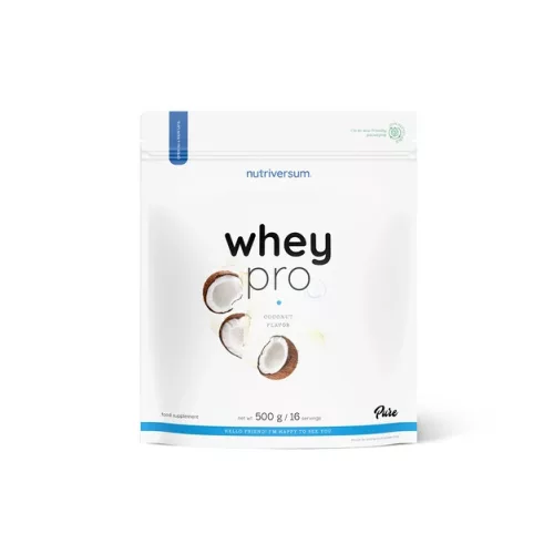 Nutriversum Whey Pro fehérjepor pure 500 g - kókusz