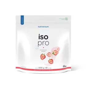 Nutriversum Iso Pro fehérjepor pure 1000 g - eper
