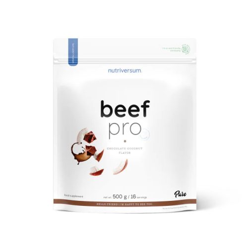 Nutriversum Beef Pro marhafehérje csokoládé-kókusz 500 g