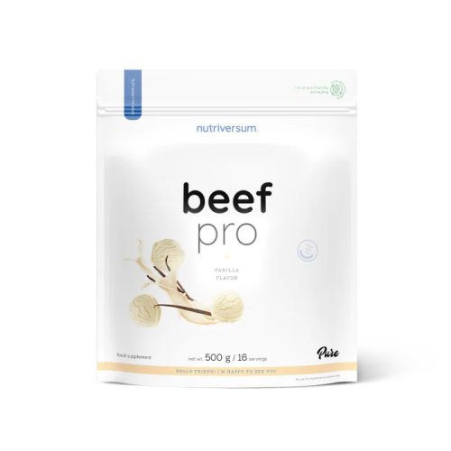 Nutriversum Beef Pro marhafehérje vanília 500 g