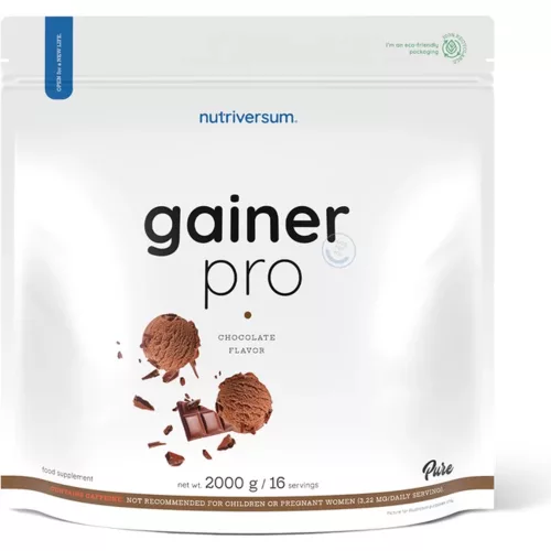 Nutriversum Gainer Pro tömegnövelő - Pure - 2000 g - csokoládé