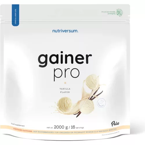 Nutriversum Gainer Pro tömegnövelő - Pure - 2000 g - vanília