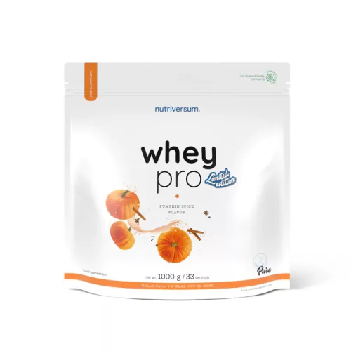 Nutriversum PURE Whey Pro fehérjepor 1000 g - pumpkin spice