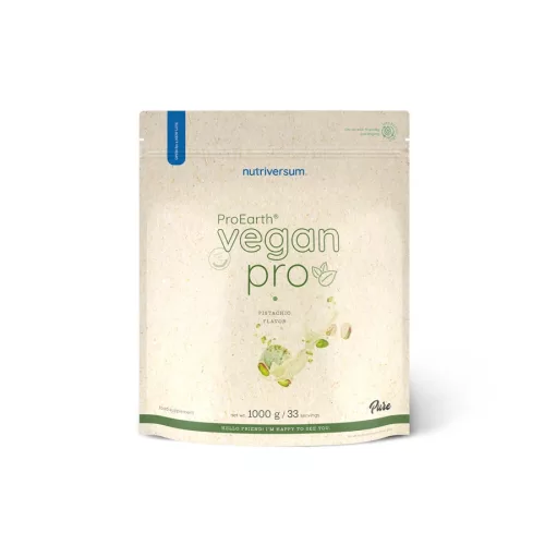 Nutriversum Vegan Pro ProEarth növényi fehérje, pisztácia 1000 g