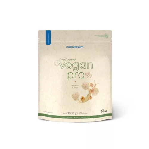 Nutriversum Vegan Pro ProEarth növényi fehérje, dió 1000 g