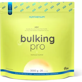   Nutriversum Bulking Pro izomtömeg-növelő kreatinnal - Pure - 2000 g - vanília