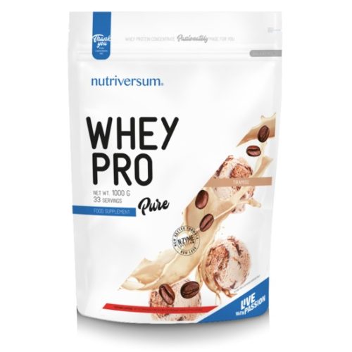 Nutriversum Whey Pro fehérjeturmix tiramisu 1000 g