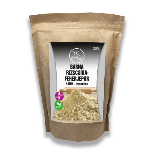 Szafi Free Barna rizscsíra-fehérjepor natúr- ízesítetlen (gluténmentes, vegán) 300g
