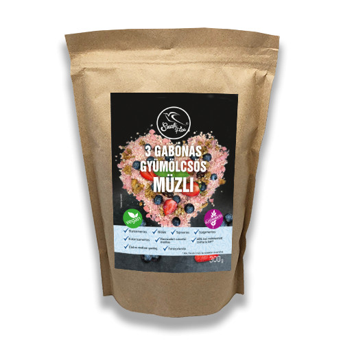 Szafi Free 3 Gabonás gyümölcsös müzli 300 g 