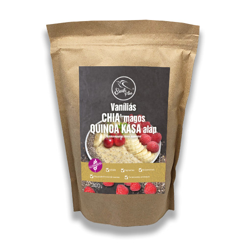Szafi Free vaníliás chia magos quinoa kása alap (gluténmentes) 300g
