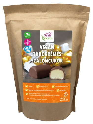 Szafi Reform Vegán „túrókrémes” szaloncukor 250g