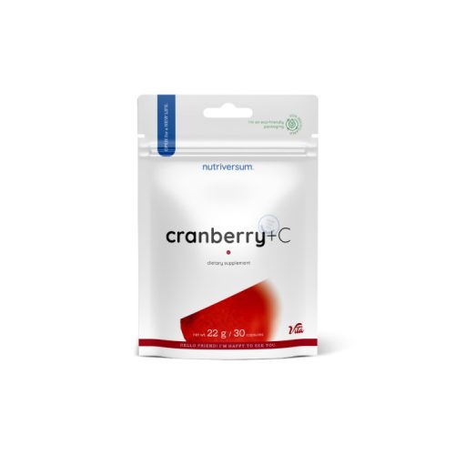 Nutriversum Cranberry + C Tőzegáfonya 30 db
