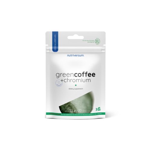 Nutriversum Green Coffee + Chromium Zöldkávé+Króm tabletta 30 db