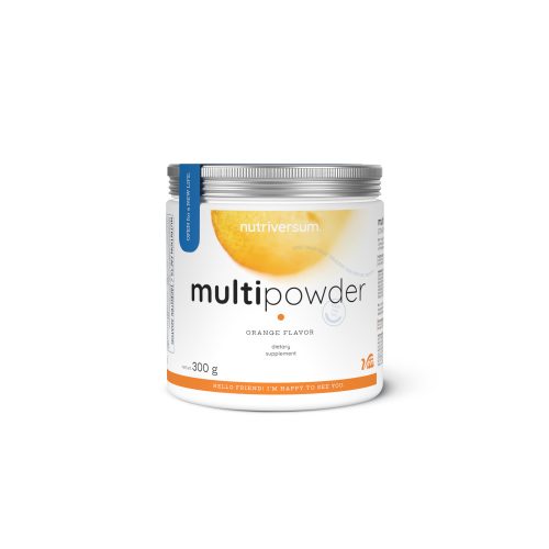 Nutriversum Multi Powder Multivitamin por 300 g - narancs