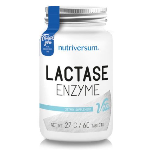 Nutriversum Lactase Enzyme Laktáz enzim tabletta 60 db