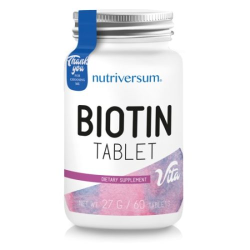 Nutriversum Biotin tabletta 60 db